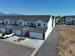 View of front facade featuring a mountain view