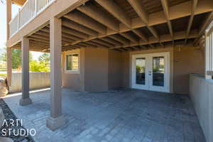 Basement Level Covered Patio