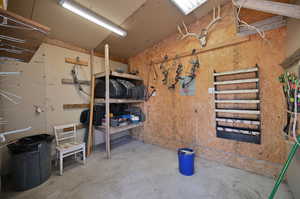 Interior tack room