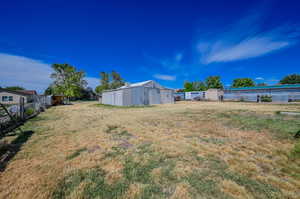 Back side of barn