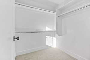 View of spacious closet