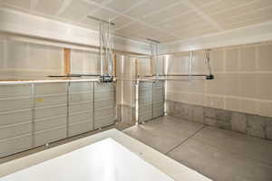 Bathroom featuring concrete floors