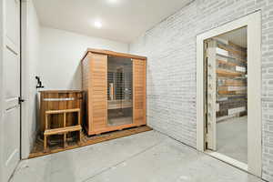 Cold Plunge, Sauna and secured Vault Room