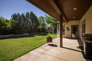 View of patio