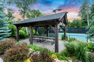 Pavillion at the private park