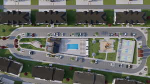 View of birds eye view of property