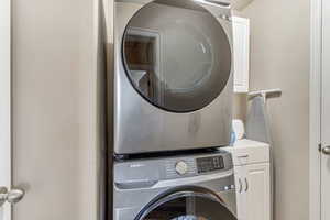 Laundry room with electric hookups