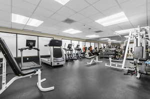 State of the art fitness center.