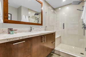 Large en-suite bathroom. Providing comfort and privacy.