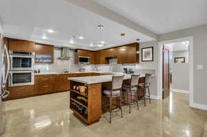 Gourmet kitchen with double ovens. Perfect for culinary enthusiasts.