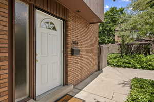 View of entrance to property