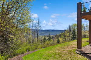 View of mountain backdrop