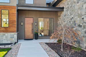 View of entrance to property