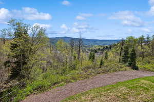 View of mountain backdrop