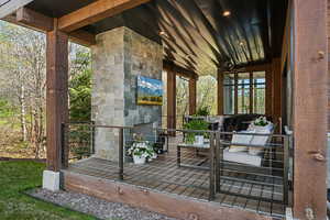 View of deck