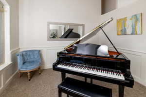 Front Entry room with carpet