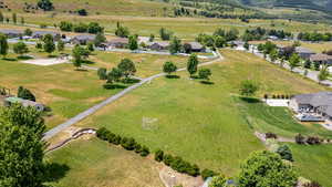 Bird's eye view featuring a rural view of Community area