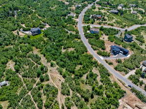 Aerial view of nearby neighbors