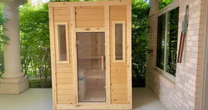 Up close sauna, recently purchase with manual. Owned by family member and valued at $9K.