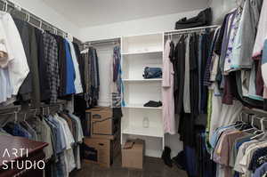 Spacious closet