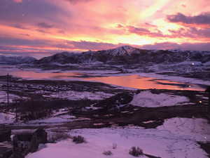 And for your additional viewing pleasure--Deer Creek Reservoir at dusk