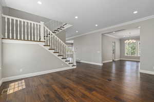 Living/music room looking towards formal dining room