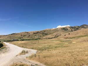 View of mountain feature featuring a rural view