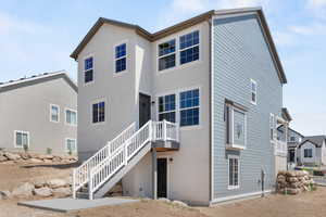 View of rear view of property