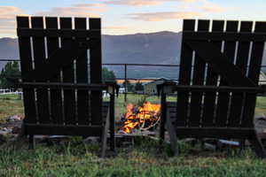 Exterior details featuring a mountain view