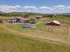 Bird's eye view with a rural view