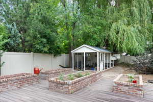 Garden area