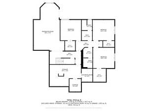 Basement level floorplan