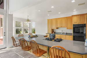 Kitchen and dining area.