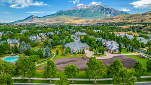 Birds eye view of property showing Mt. Timpanogos views to the north