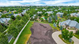 Birds eye view of property (see plat)