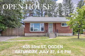 OPEN HOUSE SATURDAY JULY 27 4-6 pm