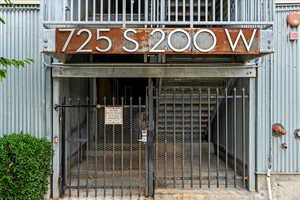 Main floor gated entry way.