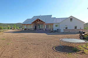 View of rear view of property