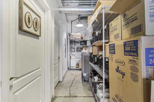 View of storage room