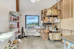 View of storage area