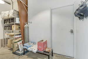 View of storage area