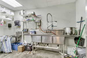 Interior space featuring sink