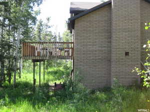 Large deck. All brick exterior.