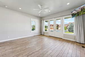 Main Floor Primary Bedroom Suite With Private Deck