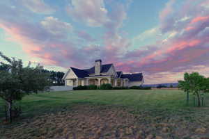 Front Yard with Orchard in Foreground