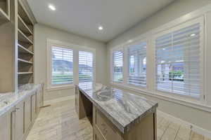 Main Floor Office/Library with Mountain Views