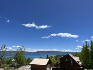 Lot. View of water feature featuring a mountain view