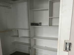 Spacious closet in primary bedroom