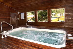 Indoor hot tub