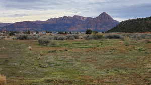 Looking to Zion from standing on the property